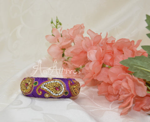 Maggam Work Bangles [Hand Crafted For Festive Look]