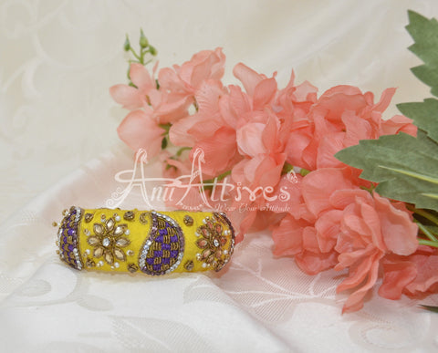 Maggam Work Bangles [Hand Crafted For Festive Look]