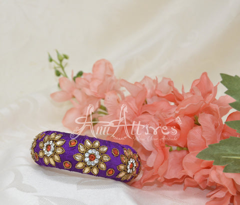 Maggam Work Bangles [Hand Crafted For Festive Look]