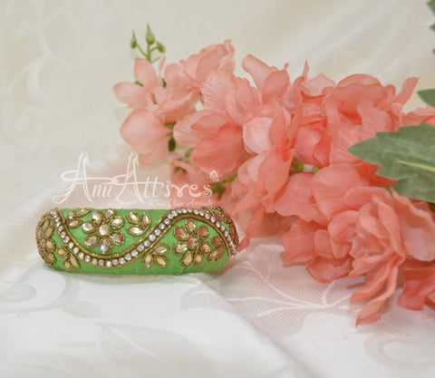 Maggam Work Bangles [Hand Crafted For Festive Look]