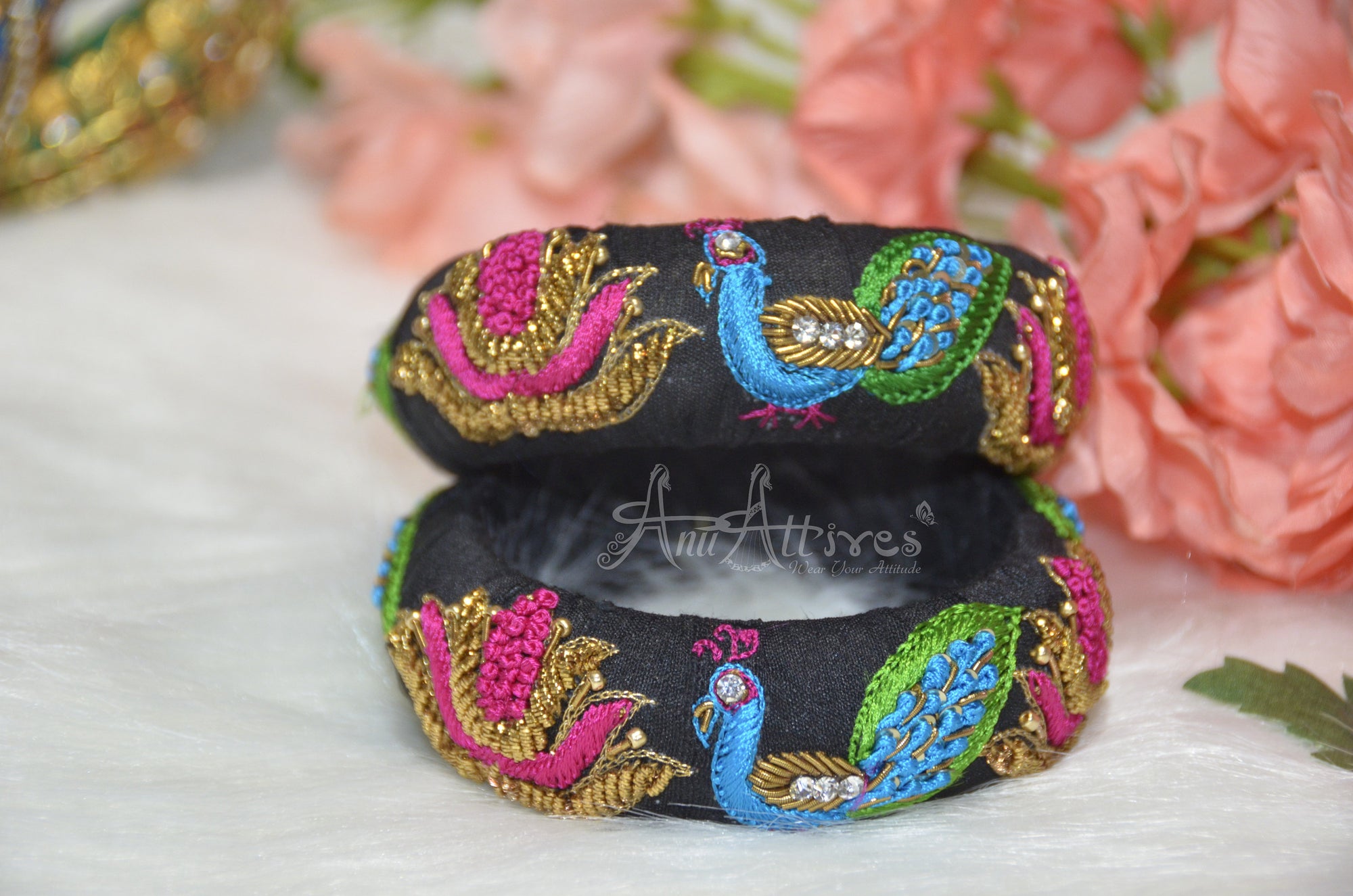 Maggam bangles hot sale