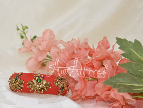 Maggam Work Bangles [Hand Crafted For Festive Look]