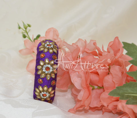 Maggam Work Bangles [Hand Crafted For Festive Look]