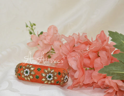 Maggam Work Bangles [Hand Crafted For Festive Look]